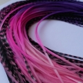 100 feathers tie n dye 25-32 cm