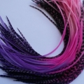 100 plumas tie n dye 25-32 cm