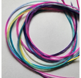 Lot 10 plumes tie n dye unies 35-45 cm XXL
