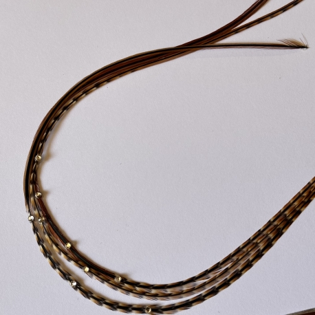 Hybride fauve XXL à strass