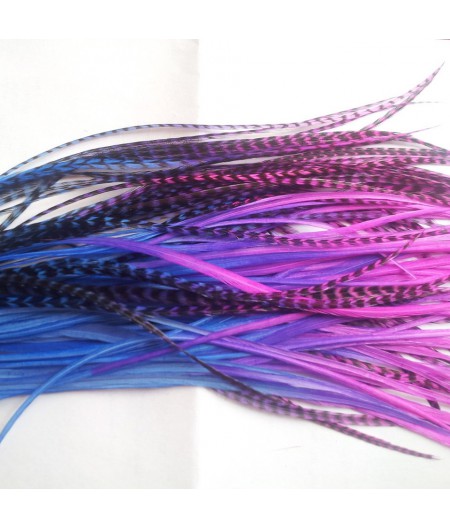 Plume blanche et noire XL